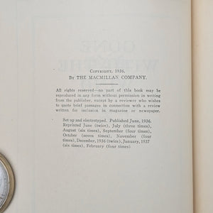 Gone With The Wind by Margaret Mitchell (RARE Early Printing, Book Cover Slips), February 1937 📜🇺🇸💔