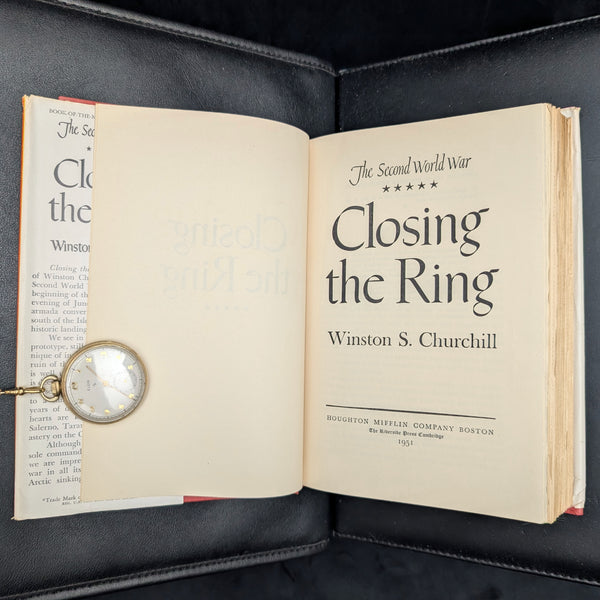 The Second World War: Closing The Ring, by Winston S. Churchill, (RARE with Dust Jacket), 1951 📜🛡️🇬🇧