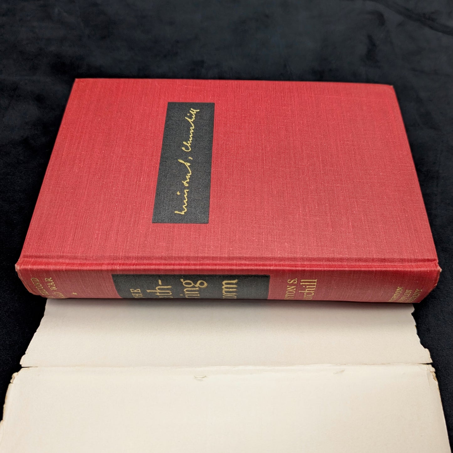 The Gathering Storm, by Winston S. Churchill, (RARE, Second Impression with Dust Jacket), 1948