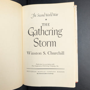 The Gathering Storm by Winston S. Churchill (Second Impression with Dust Jacket), 1948 🇬🇧📜⚔️