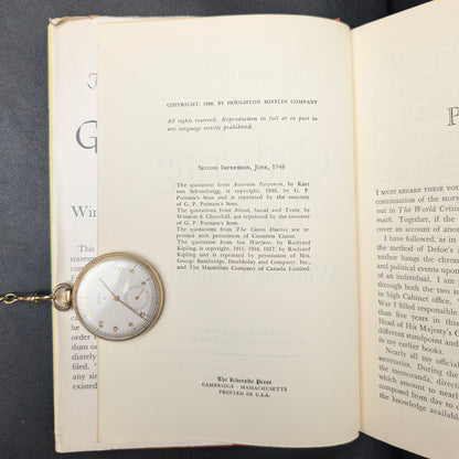 The Gathering Storm, by Winston S. Churchill, (RARE, Second Impression with Dust Jacket), 1948