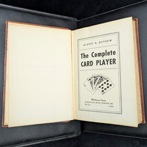 The Complete Card Player by Albert A. Ostrow (Vintage 1945 Third Printing) 🃏🎲📖