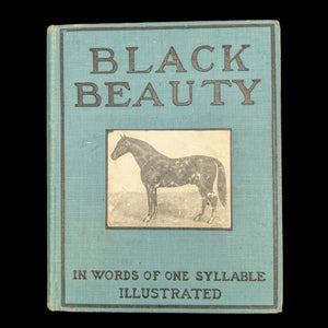 Black Beauty: In Words of One Syllable, by Anna Sewell (adapted), (RARE, Illustrated, Prize Inscription), 1905 📜🐎✨