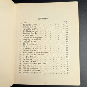 Black Beauty: In Words of One Syllable, by Anna Sewell (adapted), (RARE, Illustrated, Prize Inscription), 1905 📜🐎✨