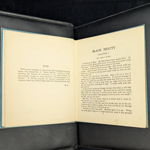 Black Beauty: In Words of One Syllable, by Anna Sewell (adapted), (RARE, Illustrated, Prize Inscription), 1905 📜🐎✨