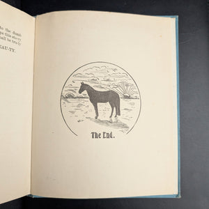 Black Beauty: In Words of One Syllable, by Anna Sewell (adapted), (RARE, Illustrated, Prize Inscription), 1905 📜🐎✨