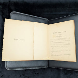 Farm Legends, by Will Carleton, (RARE, First Edition, Illustrated), 1875 🚜🇺🇸🌾