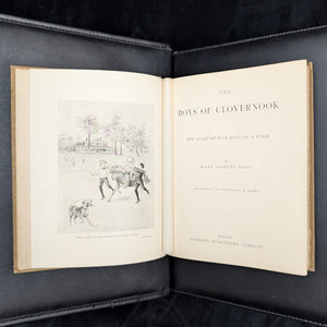 The Boys of Clovernook by Mary Barnes Beal (First Edition, Illustrated, Rare), 1896 🌾📚🇺🇸