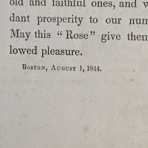 The Rose of Sharon by Miss S.C. Edgarton (Antique Edition), 1845 🌹📜✝️