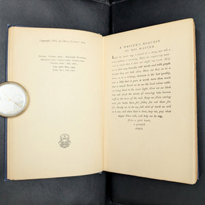 The Ruling Passion, by Henry Van Dyke, (Illustrated, Decorative Binding), 1901 🌲🎨📜