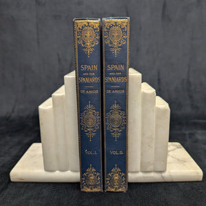 Spain and the Spaniards by Edmondo De Amicis (Illustrated Edition, Two-Volume Set), 1895 🇪🇸📜🏛️