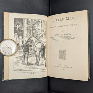 Little Men by Louisa M. Alcott (Decorative Pictorial Binding), 1919 🧒🏽📚🎨