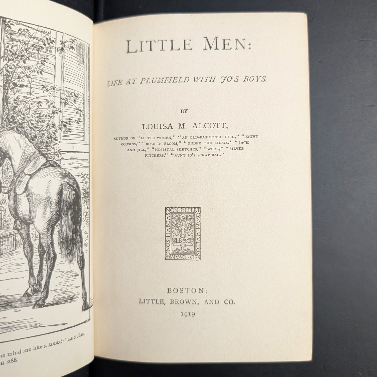 Little Men by Louisa M. Alcott (Decorative Pictorial Binding), 1919 🧒🏽📚🎨