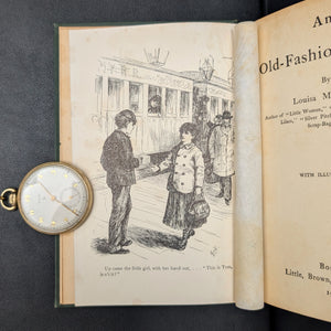 An Old-Fashioned Girl, by Louisa M. Alcott, (Decorative Binding, Illustrated), 1910 👧📜🇺🇸