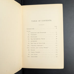 Louisa May Alcott: Her Life, Letters, and Journals by Ednah D. Cheney (First Edition), 1890 📜✒️📚