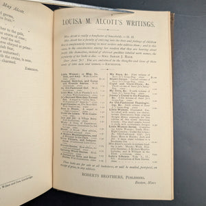 Louisa May Alcott: Her Life, Letters, and Journals by Ednah D. Cheney (First Edition), 1890 📜✒️📚