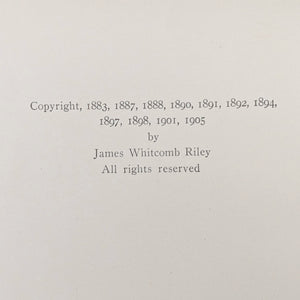 Riley Love-Lyrics by James Whitcomb Riley (Eleventh Edition), Undated 📜💘🖋️