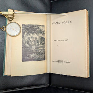 Home-Folks by James Whitcomb Riley (RARE, First Edition, First Printing, Illustrated), 1900 📜🏡🖋️