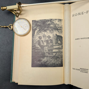 Home-Folks by James Whitcomb Riley (RARE, First Edition, First Printing, Illustrated), 1900 📜🏡🖋️