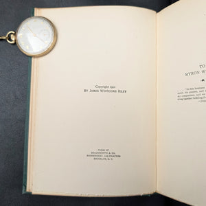 Home-Folks by James Whitcomb Riley (RARE, First Edition, First Printing, Illustrated), 1900 📜🏡🖋️