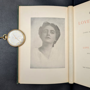 Riley Love-Lyrics, by James Whitcomb Riley, (Illustrated, Decorative Binding), 1905 ❤️📜🌹