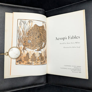 Aesop’s Fables by Anne Terry White (California State Series), 1969 🦊📚🇺🇸
