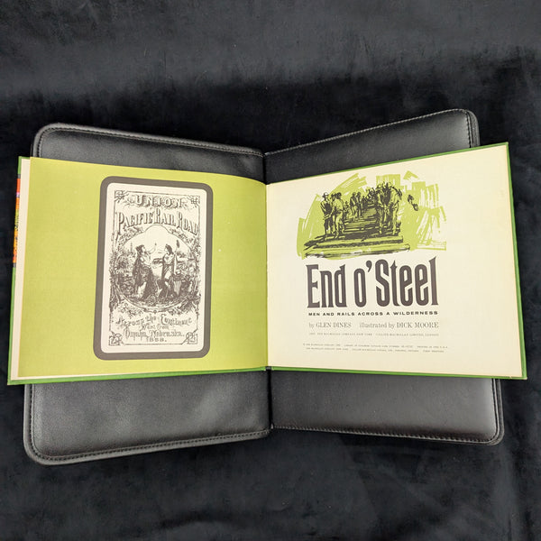 End O’ Steel by Glen Dines (First Printing, Illustrated by Dick Moore), 1963 🚂🇨🇦🌲