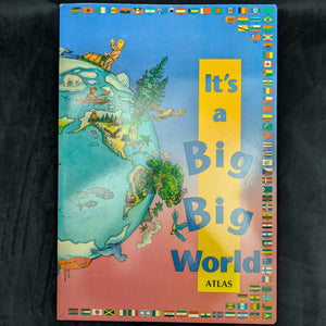 It's a Big Big Atlas, by Angela Rahaniotis (ed.), (Illustrated), 1991 🗺️📚🌎