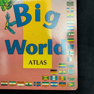 It's a Big Big Atlas, by Angela Rahaniotis (ed.), (Illustrated), 1991 🗺️📚🌎