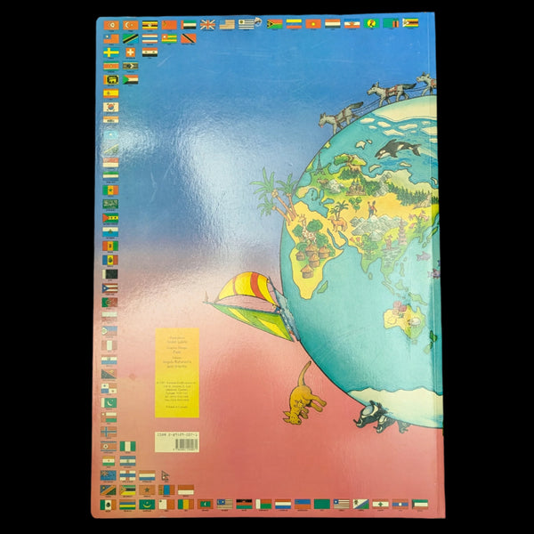 It's a Big Big Atlas, by Angela Rahaniotis (ed.), (Illustrated), 1991 🗺️📚🌎