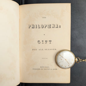 The Philopoena: A Gift For All Seasons, by Various Authors, (RARE, First Edition, Illustrated, Music & Arts Anthology), c. 1866 📜🎶🇺🇸