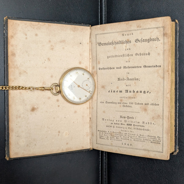 Neues Gemeinschaftliches Gesangbuch by Wilhelm Radde (Rare North American Edition), 1849 📜⛪️🇩🇪