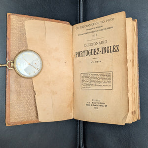 Diccionario Portuguez-Inglez (RARE 3rd Edition), 1906 📜
