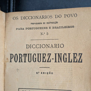 Diccionario Portuguez-Inglez (RARE 3rd Edition), 1906 📜