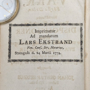 Ens Evangelisk Predikares Värk by Johan Gustaf Bergius (Rare First Part), 1773 🇸🇪📖✝️