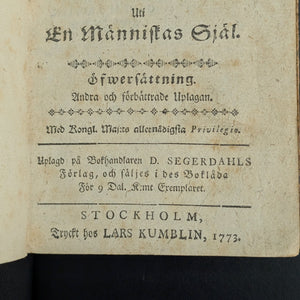 Betraktelse Om Den Sanna Gudacktighetens Början Och Tilwärxt by Philip Doddridge (RARE Second Swedish Edition, 1773) 🇸🇪📜⛪️