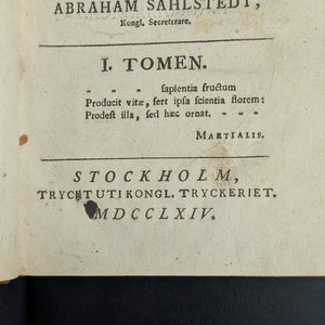 De la Bruyères Caracterer Eller Sede-Bilder Af Menniskor von Jean de La Bruyère (Seltene erste schwedische Ausgabe), 1764 📜🇸🇪🧐