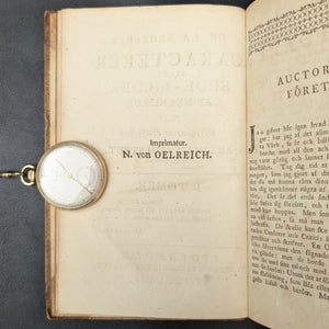 De la Bruyères Caracterer Eller Sede-Bilder Af Menniskor von Jean de La Bruyère (Seltene erste schwedische Ausgabe), 1764 📜🇸🇪🧐