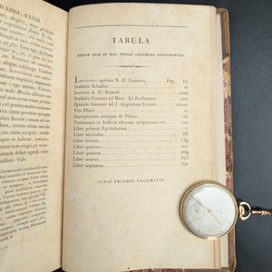 C. Plinii Caecilii Secundi Epistolarum Libri Decem et Panegyricus by Pliny the Younger (Rare Lemaire Edition), 1822 📜🏛️🧐