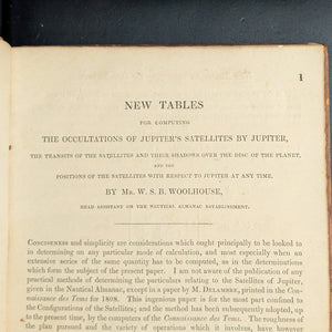 STRAUTIMA: Apéndice del Almanaque Náutico de 1835-1837 (Publicación científica temprana rara, 1837) 🔭🌌⚓️