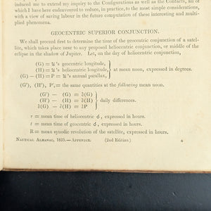 STRAUTIMA: Apéndice del Almanaque Náutico de 1835-1837 (Publicación científica temprana rara, 1837) 🔭🌌⚓️