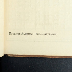 STRAUTIMA: Apéndice del Almanaque Náutico de 1835-1837 (Publicación científica temprana rara, 1837) 🔭🌌⚓️