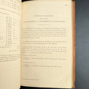 STRAUTIMA: Apéndice del Almanaque Náutico de 1835-1837 (Publicación científica temprana rara, 1837) 🔭🌌⚓️