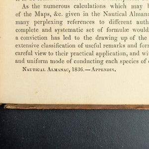 STRAUTIMA: Apéndice del Almanaque Náutico de 1835-1837 (Publicación científica temprana rara, 1837) 🔭🌌⚓️