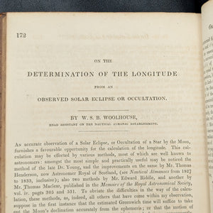 STRAUTIMA: Apéndice del Almanaque Náutico de 1835-1837 (Publicación científica temprana rara, 1837) 🔭🌌⚓️