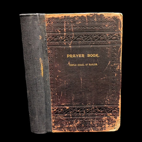The Union Prayer-Book for Jewish Worship (Rare Temple Israel of Harlem Provenance), 1894 📜✡️🕍