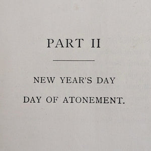 The Union Prayer-Book for Jewish Worship (Rare Temple Israel of Harlem Provenance), 1894 📜✡️🕍