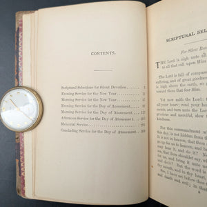 The Union Prayer-Book for Jewish Worship (Rare Temple Israel of Harlem Provenance), 1894 📜✡️🕍