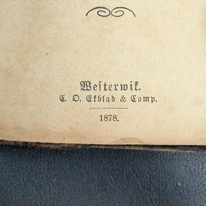 Den Svenska Psalmboken Evangeliiboken (Rare Royal Approved Swedish Edition), 1878 📜⛪️🇸🇪