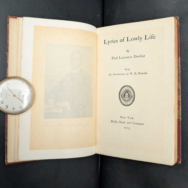 Lyrics of Lowly Life by Paul Laurence Dunbar (RARE Third Edition), 1903 📜✨🎭